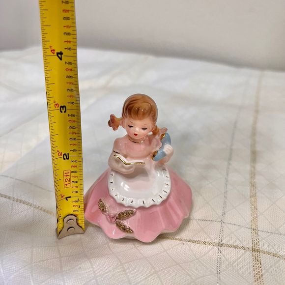 VTG Josef Originals ON THE PHONE Housekeepers Series Ceramic Figurine  Decor - Picture 9 of 9